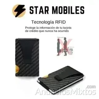 tarjetero de fibra de carbono para hombre - 9 € - Nuevo - Madrid