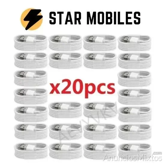 LOTE 20 Cables de carga y datos USB C - USB A - 18 € - Nuevo - Madrid