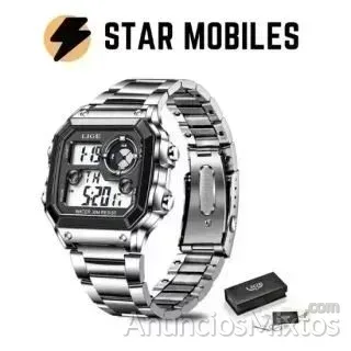 RELOJ DIGITAL LIGE CON CORREA DE ACERO PLATEADO - 12 € - Nuevo - Madrid RELOJ DIGITAL LIGE CON CORREA DE ACERO PLATEADO - 12 € - Nuevo - Madrid