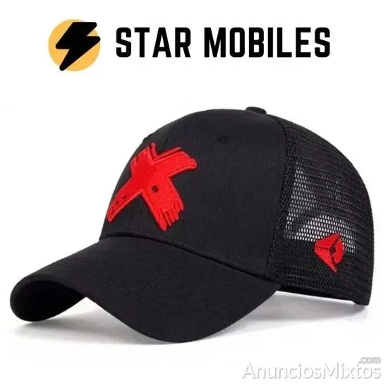 GORRA BLANCA MODA X DE REJILLA MALLA - 5 € - Nuevo - Madrid