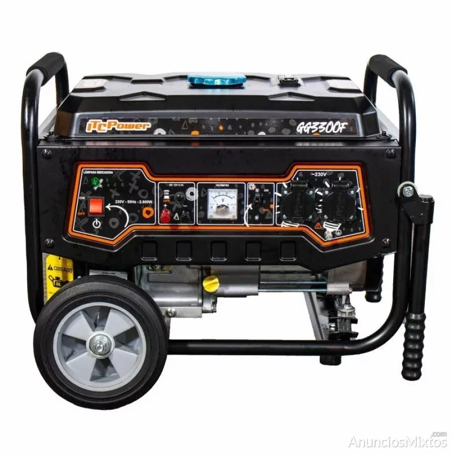 GG3300F Generador gasolina 3.000 vatios ITC Power - 345 € - Nuevo - Sevilla