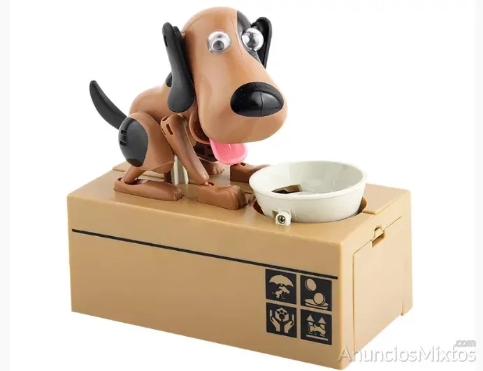 HUCHA DE JUGUETE DE PERRO HAMBRIENTO COMIENDO - 12 € - Nuevo - Madrid HUCHA DE JUGUETE DE PERRO HAMBRIENTO COMIENDO - 12 € - Nuevo - Madrid