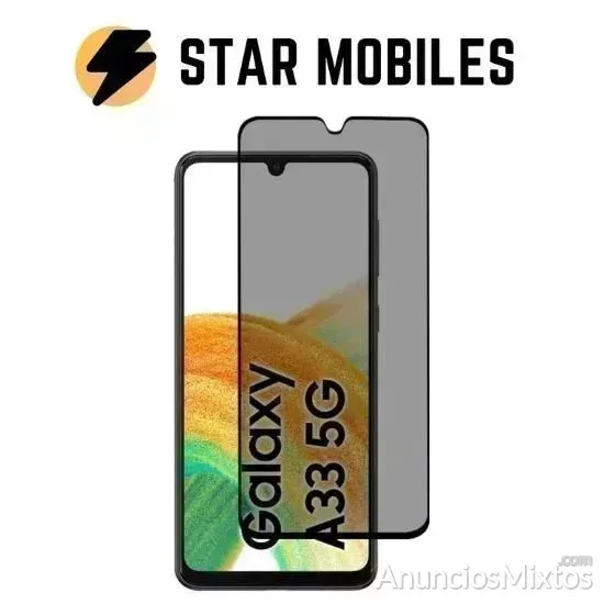 CRISTAL TEMPLADO SAMSUNG GALAXY A33 ANTI ESPIAS - 4 € - Nuevo - Madrid