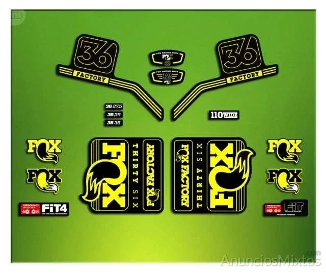Pegatinas factory fox 36 2016 elx17 - 18 € - Nuevo - Alicante Pegatinas factory fox 36 2016 elx17 - 18 € - Nuevo - Alicante