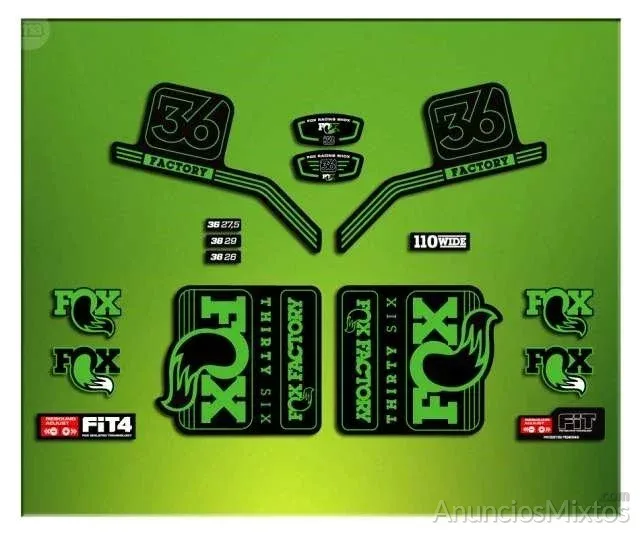 Pegatinas factory fox 36 2016 elx17 - 18 € - Nuevo - Alicante Pegatinas factory fox 36 2016 elx17 - 18 € - Nuevo - Alicante
