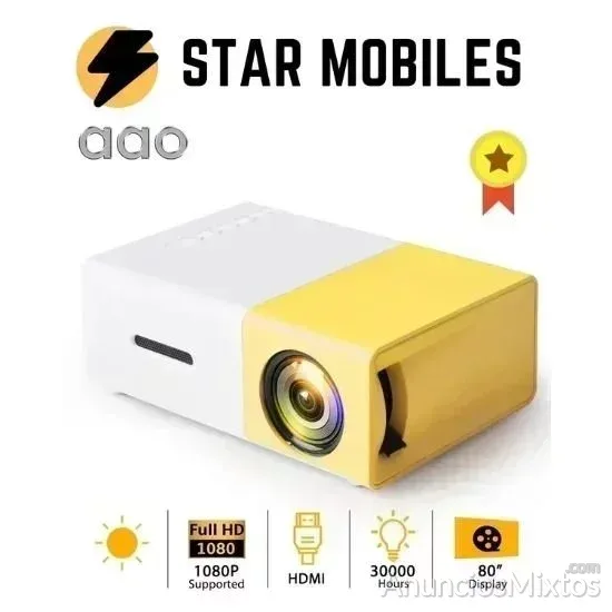 Mini Proyector YG300 Blanco 1080P HD - 27 € - Nuevo - Madrid