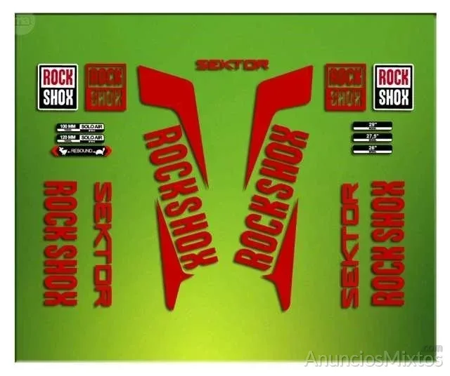 Pegatina rock shox sektor 2016 elx47 - 14 € - Nuevo - Alicante Pegatina rock shox sektor 2016 elx47 - 14 € - Nuevo - Alicante