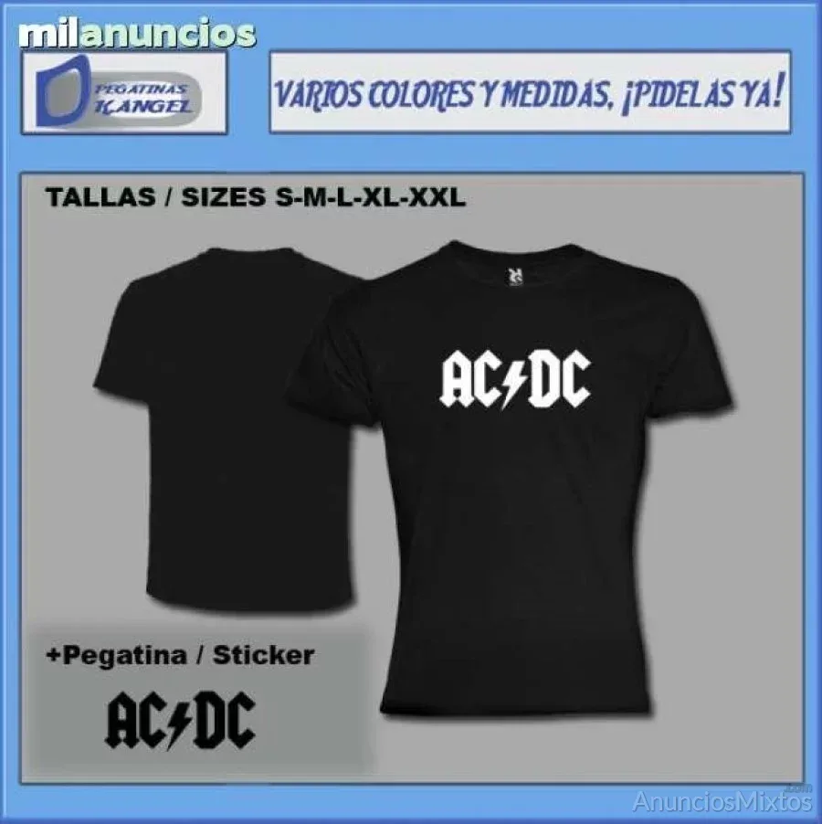 Camiseta a. c. d. c. ref: c29. - 15 € - Nuevo - Alicante
