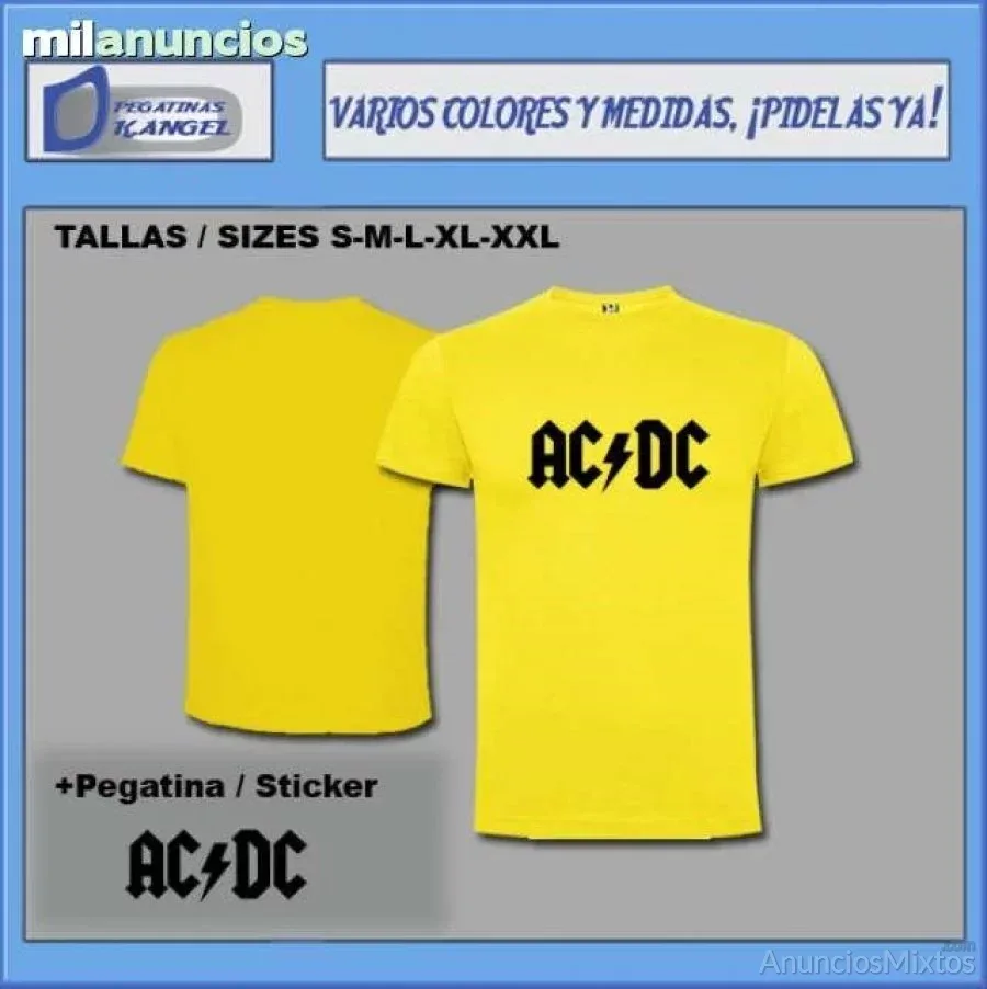 Camiseta a. c. d. c. ref: c29. - 15 € - Nuevo - Alicante