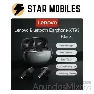 AURICULARES INALAMBRICOS BLUETOOTH LENOVO XT93 - 12 € - Nuevo - Madrid