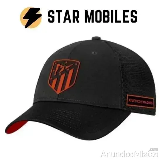 GORRA ATLETICO DE MADRID NEGRA PRODUCTO OFICIAL - 18 € - Nuevo - Madrid