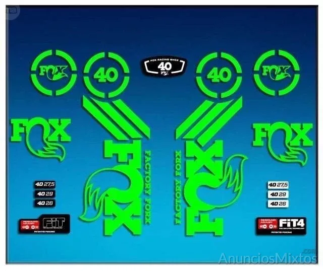 Pegatinas horquilla fork fox 40 am67 - 13 € - Nuevo - Alicante