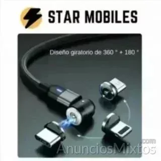 cable triple 90 grados carga magnetica ios android - 5 € - Nuevo - Madrid cable triple 90 grados carga magnetica ios android - 5 € - Nuevo - Madrid
