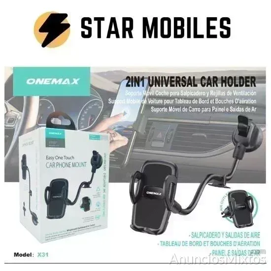 Soporte One Max De Coche para Smartphone Movil - 8 € - Nuevo - Madrid Soporte One Max De Coche para Smartphone Movil - 8 € - Nuevo - Madrid