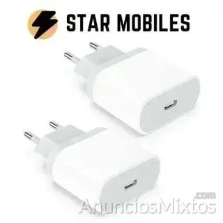 CARGADOR ENCHUFE TIPO C CARGA RAPIDA 20W - 9 € - Nuevo - Madrid