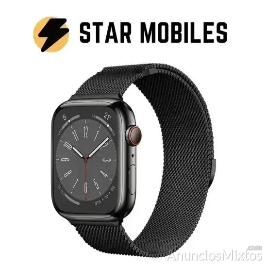 CORREA MILANESA PARA APPLE WATCH NEGRA - 6 € - Nuevo - Madrid