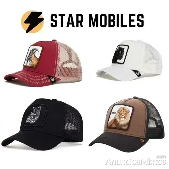 SET DE 4 GORRAS ANIMALES REJILLA MODA - 19 € - Nuevo - Madrid