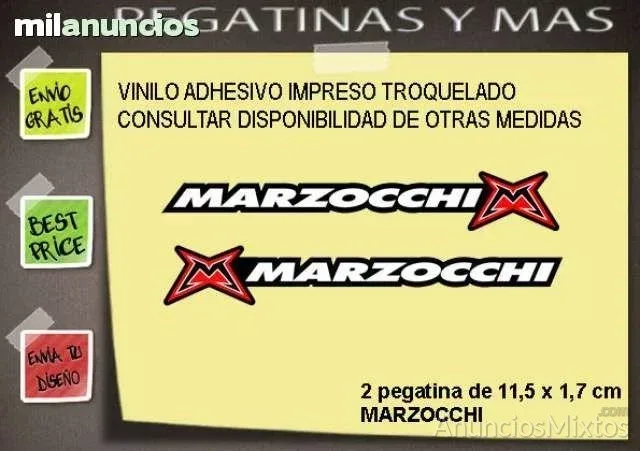 Pegatinas marzocchi ref: fdp316 - 4 € - Nuevo - Alicante Pegatinas marzocchi ref: fdp316 - 4 € - Nuevo - Alicante