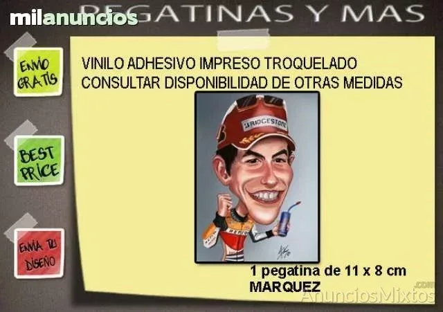 Pegatina márquez ref: fdp314 - 5 € - Nuevo - Alicante Pegatina márquez ref: fdp314 - 5 € - Nuevo - Alicante