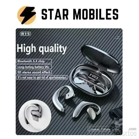 AURICULAR BLUETOOTH INALAMBRICO OSEO R15 - 11 € - Nuevo - Madrid