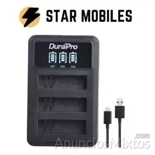 CARGADOR TRIPLE DE BATERIA CAMARA SJCAM SJ8 - 9 € - Nuevo - Madrid CARGADOR TRIPLE DE BATERIA CAMARA SJCAM SJ8 - 9 € - Nuevo - Madrid