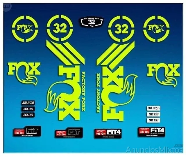 Pegatinas horquilla fork fox 32 am63 - 13 € - Nuevo - Alicante