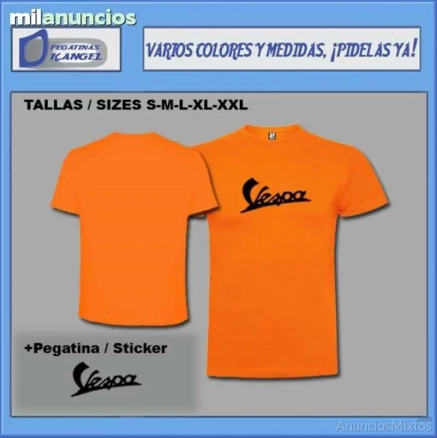 Camiseta vespa ref: c38 - 15 € - Nuevo - Alicante