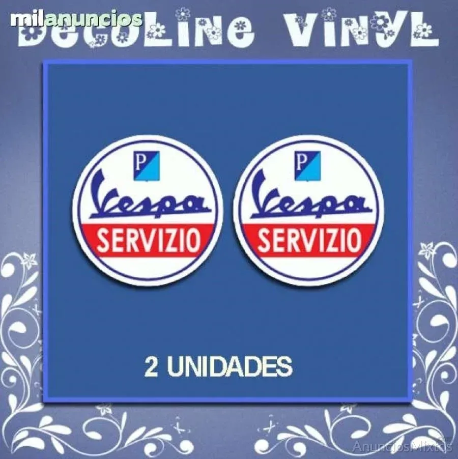 Pegatinas vespa servizio ref: dp241 - 3 € - Nuevo - Alicante Pegatinas vespa servizio ref: dp241 - 3 € - Nuevo - Alicante