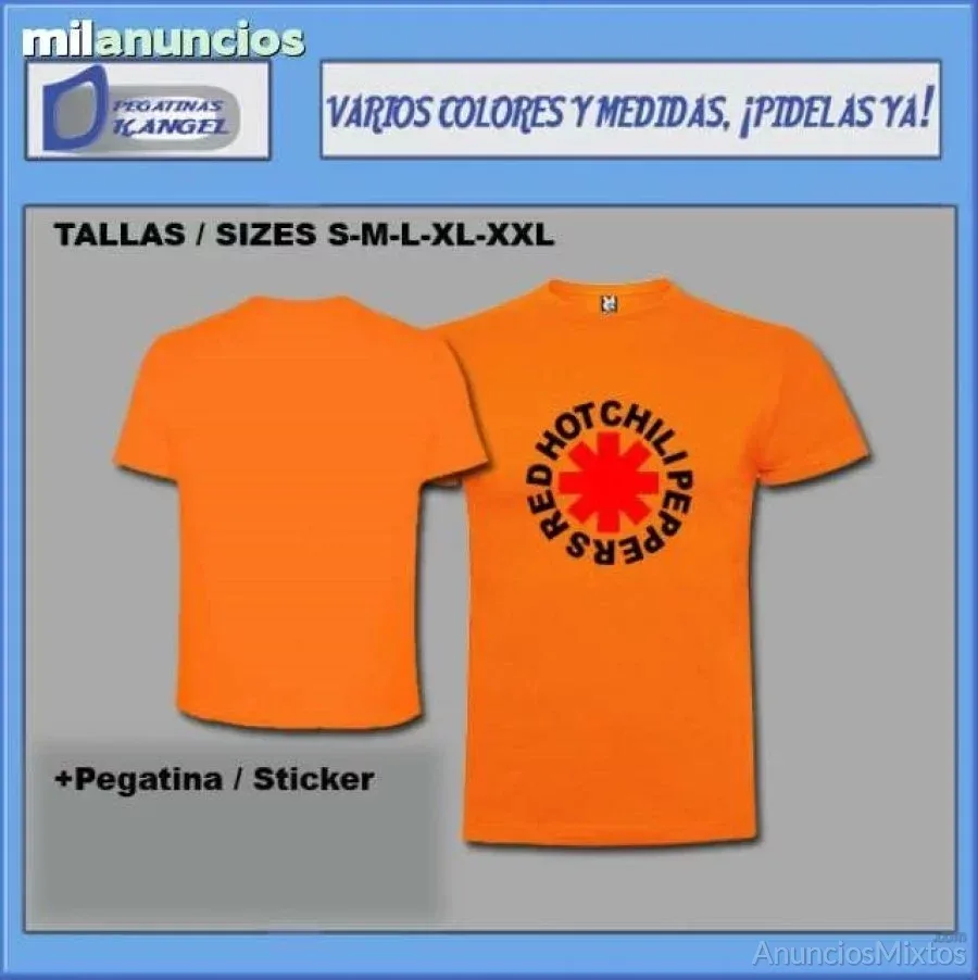 Camiseta red hot chili peppers ref: c03 - 15 € - Nuevo - Alicante