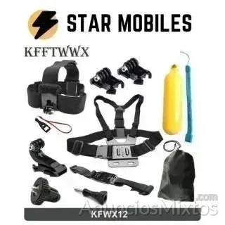 Lote KIT DE ACCESORIOS CAMARA DEPORTIVA - 14 € - Nuevo - Madrid Lote KIT DE ACCESORIOS CAMARA DEPORTIVA - 14 € - Nuevo - Madrid