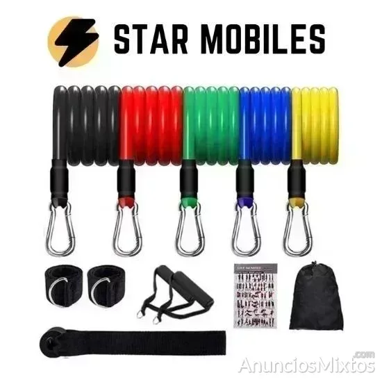 Gomas Elásticas Bandas de Resistencia Fitness - 10 € - Nuevo - Madrid