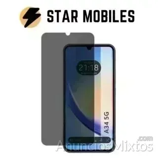 CRISTAL TEMPLADO SAMSUNG GALAXY A34 ANTI ESPIAS - 4 € - Nuevo - Madrid