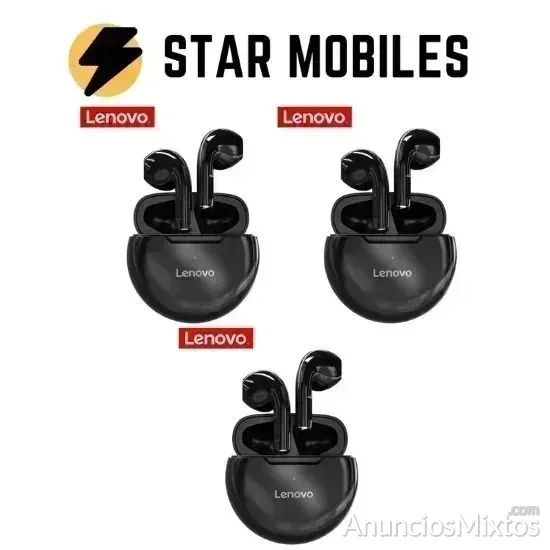 LOTE DE 3 AURICULARES BLUETOOTH LENOVO HT38 - 25 € - Nuevo - Madrid