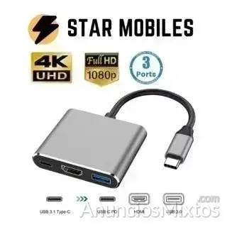 Adaptador Multipuerto Tipo C 4K HDMI USB C USB 3.0 - 7 € - Nuevo - Madrid