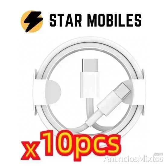 LOTE 10 Cables de carga y datos USB C - USB C - 20 € - Nuevo - Madrid