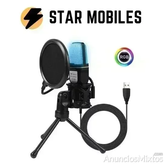 Micrófono USB sf66r GAMING PODCAST INFLUENCER - 16 € - Nuevo - Madrid