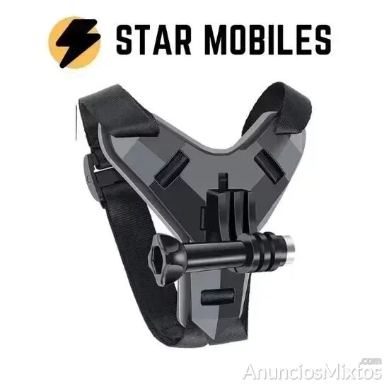 Soporte barbilla casco moto cámara gopro - 5 € - Nuevo - Madrid