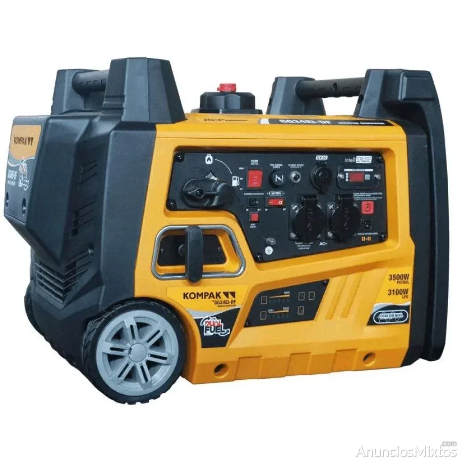 Generador inverter 3.300 W dual fuel - 1072 € - Nuevo - Sevilla