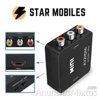 CONVERSOR ADAPTADOR MINI AV2HDMI - 6 € - Nuevo - Madrid