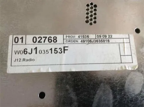 Radio cd seat ibiza 6j 6J1035153F - 50 € - 6j1035153f, 1 kg - Lleida