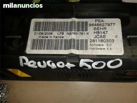 Pantalla control climatizador peugeot - 60 € - 9646627977 - Lleida